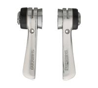 Shimano Set de Leviers de Vitesses av+arr SL-R400 2/3/8vit. pour Cadres en Alu gris 2/3x8 fach