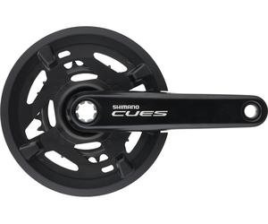Shimano Set de Pédalier CUES FC-U4010-2 avec Garde-Chaîne noir 175.0 mm 30-46