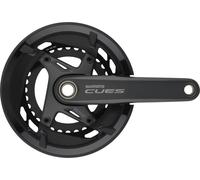 Shimano Set de Pédalier CUES FC-U6010-2 Hollowtech II avec Garde-Chaîne noir 175.0 mm 32-46