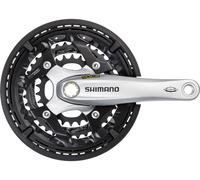 Shimano Set de Pédalier FC-T521 Octalink avec Garde-Chaîne gris 175.0 mm 26-36-48