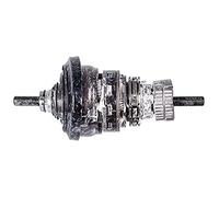 Shimano Sg-c3001-7c Internal Assembly Argenté 175 mm Black