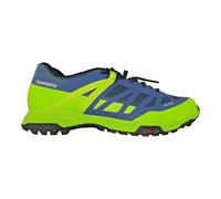 Shimano Sh ET5 Loisirs MTB Électrique Chaussures Vert Bleu Taille 38 Sans Clic -