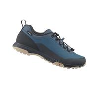 Shimano Chaussures E-Bike VTT SH-ET501, laçage rapide, semelle Power Transfer, Bleu 46 Homme