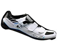 Shimano SH-R171W ESHR171C450WE Chaussures de vélo de Course pour Adulte Taille 45 Coupe Large Système SPD-SL Fermeture Velcro/à cliquet Multicolore