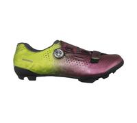 Shimano Sh RX800 RX8 Boa Charbon MTB SPD Chaussures Mauve Vert Taille 48 Gravel