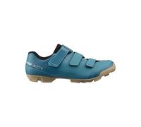 SHIMANO SH-XC102W Chaussures de cyclisme performance pour femme - Intérieur et extérieur - Bleu aqua - Pointure 44