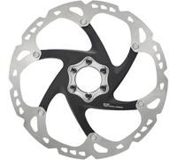 Shimano Deore Xt Rt86 6b Brake Disc Noir,Argenté 203 mm Black / Silver