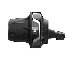 SHIMANO SL-RV400 Revo Manette de vitesse gauche 3 vitesses avec affichage optique, Noir