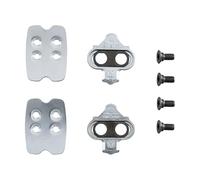Shimano SM-56 SM-SH56 SPD Lot de 2 Crampons Multi-dégagement avec écrou à Taquet Universel, Argenté, Taille Unique