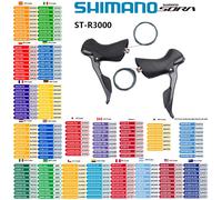 SHIMANO SORA R3000 2x9 R3030 3X9 vitesses manette de vitesse double levier de commande vélo de route vélo pour dérailleur avant dérailleur arrière R3000 2X9S Une paire