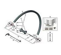 Shimano Spares WH de rs010 Right Hand Lock Nut Unit