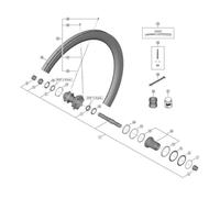 SHIMANO Spares WH-R9270-C50-TU-R essieu moyeu Complet