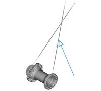 SHIMANO Spares WH-R9270-C60-HR-TL-F Rayon Droit 248 mm