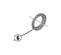 Shimano Spares WH-RS170-CL-F12 Boule de retenue 5/32 x 15 mm