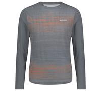 Shimano - Spazio Long Sleeves Jersey Printed - Maillot de cyclisme - L - gray