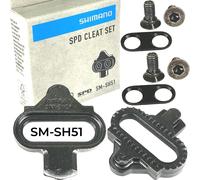 Shimano SPD Crampon Set SM-SH51 Noir Pedalen Einfachausstieg Schuhadapter