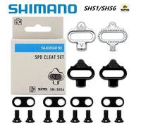 Shimano SPD SM SH51 SH56 Stollen vtt vélo libération multi-libération pédale Stollen avec manteau Mutter Platten flotteur berg Paar taquet SH56 1 BOÎTE
