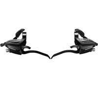 SHIMANO ST-EF500-4 EZ-Fire Plus Jeu de leviers de frein et de levier de vitesses pour v lo 3 x 8 vitesses Alliage 4F pour V-Brake Noir