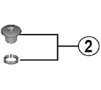 SHIMANO ST-EF505 Vis de purge M5 x 4,5 mm avec joint torique