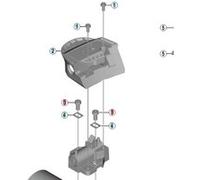 Shimano Steps BM-E8010 vis de fixation de la batterie noire G