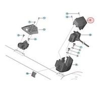 Shimano Steps Ensemble de montage E6010 au-dessus du noir noir G