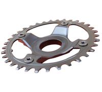 Shimano Steps E8000 Cre80 53 Mm E-bike Chainring Noir 34t Black