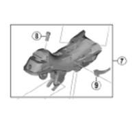 Shimano STR7000 Gauche Support de Levier Black One Size