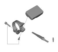 SHIMANO Systèmes de vélos électriques SC-EN600 Pince de Guidon Black 31,8 mm