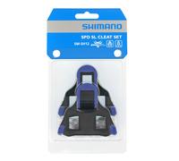 PAIRE DE CALES VELO ROUTE SHIMANO SM-SH12 SPD-SL BLEU