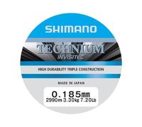 SHIMANO Technium Invisitec, 2990m, 0,19mm, 3.3kg / 7,28lbs, transparent, monofilament de pêche, TECINV18QPPB