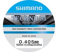 SHIMANO Technium Invisitec, 620m, 0,41mm, 15kg / 33,07lbs, transparent, monofilament de pêche, TECINV40QPPB