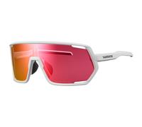 Shimano - Technium Road VLT 21% - Lunettes vélo - matte white / ridescape road