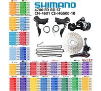 SHIMANO Tiagra 4700 10S groupe manette de vitesse dérailleur avant dérailleur arrière HG500-10 Cassette 4601 chaîne pour vélo de route Original 11-34T RD-GS