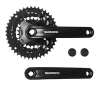 Shimano Tourney FC-TY301 Pédalier de vélo carré 42-34-24 dents pour 3 x 6/7/8 vitesses 170 mm