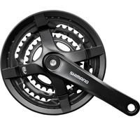 Shimano Tourney FC-TY501 triple plateau 28-38-48 34-34-42 dents 170 mm 175 mm Pédalier vélo Pédalier VTT Trekking