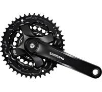 Shimano Tourney FC-TY501 triple plateau 28-38-48 34-34-42 dents 170 mm 175 mm Pédalier vélo Pédalier VTT Trekking