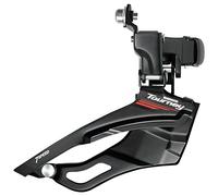 Shimano Dérailleur avant Tourney FDA073 à serrage supérieur et inférieur, noir, 7 à 8 vitesses.