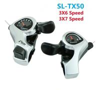 Shimano Tourney SIS SL-TX50 levier de changement de vitesse de vélo 3x6s 3x7s 3V gauche 6V droite 7V 18 21 vitesses une paire TX50 manettes de vitesse pièces de vélo vtt 7s (Right)