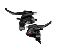 SHIMANO Tourney TX800 3x8-Speed Brake/Shift Lever Set Black by