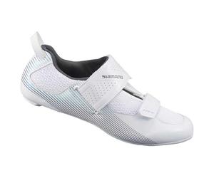 SHIMANO TR5W (TR501W) SPD-SL Chaussures pour Femme, Blanc, Pointure 39