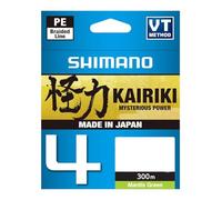 SHIMANO Tresse 4 Brins Kairiki 4 Mantis Green 300m - D.0,13mm - R.7,4Kg - LDM64TE1013030G