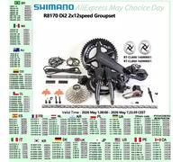 Shimano ULTEGRA Di2 R8170 2x12s groupe Di2 R8100 pédalier 11-30T 11-34T Cassette FD RD R8150 dérailleur pour groupe de vélo de route with 11-30T cassette