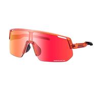 Shimano Unisex Technium 2 L Lunettes de Cyclisme Orange Sapphire One Size