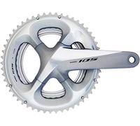 Shimano Unisexe - Adulte 105 Pédalier Argent Taille Unique