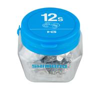 Shimano Verrou de Maillon SM-CN910-12 Quick-Link - 50 pièces gris 12 fach