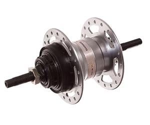 Shimano Versnellingsnaaf Nexus 3 SG-3R40 V-brake / Rollerbrake 36 gaats zilver