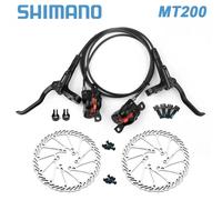 Shimano vtt frein à disque hydraulique MT200 BR BL VTT frein hydraulique 160mm Rotors étrier de vélo pièces de cyclisme MT200 G3 160MM