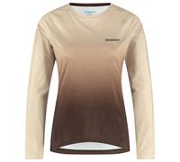 Shimano - Women's Parco L/S Printed Jersey - Maillot de cyclisme - M - feather beige