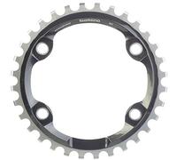 Plateau vtt mono diam 96 exter 30dts noir 4 branches shimano xt m8000 noir G