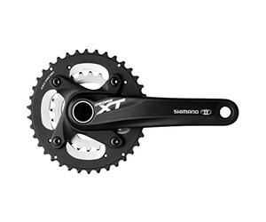 Shimano XT Pédalier, Noir, L